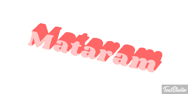 Mataram Texteffekt