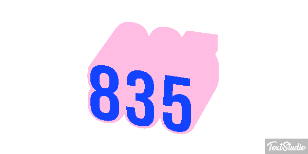 835 Efeito do texto