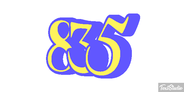 835 Efeito do texto