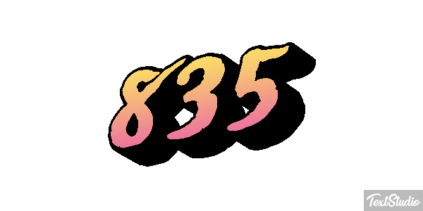 835 Efeito do texto