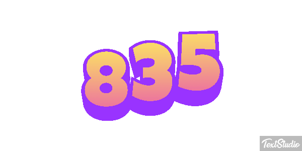 835 Efeito do texto