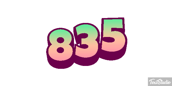 835 Efeito do texto
