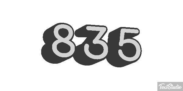 835 Efeito do texto
