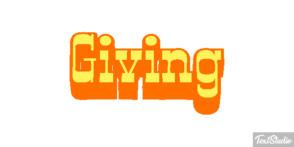 Giving Text effect