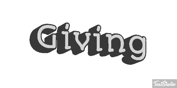 Giving Text effect
