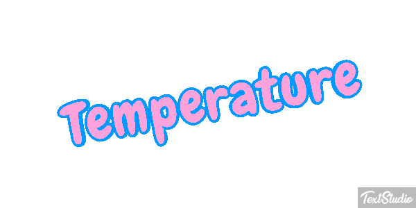 Temperature Text effect