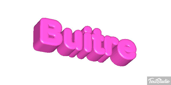 Buitre Effet de texte
