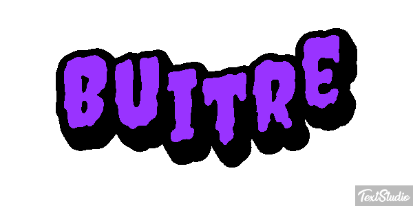 Buitre Effet de texte