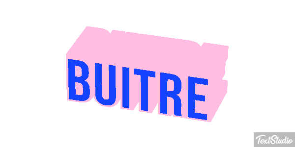 Buitre Effet de texte