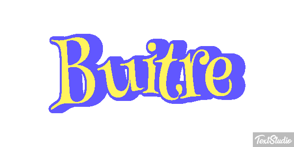 Buitre Effet de texte