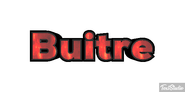Buitre Effet de texte