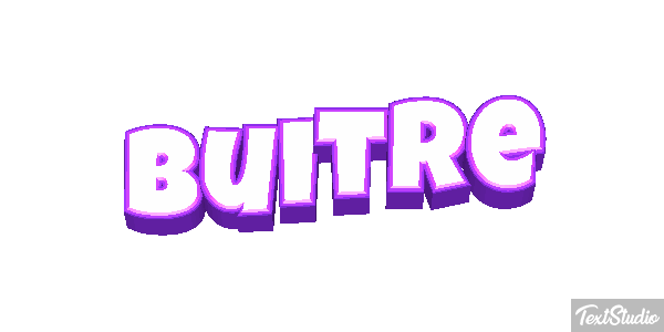 Buitre Effet de texte