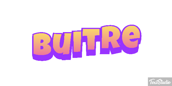 Buitre Effet de texte