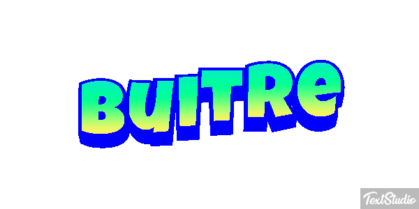 Buitre Effet de texte