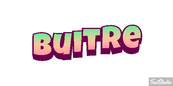 Buitre Effet de texte
