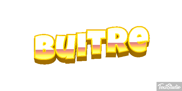 Buitre Effet de texte