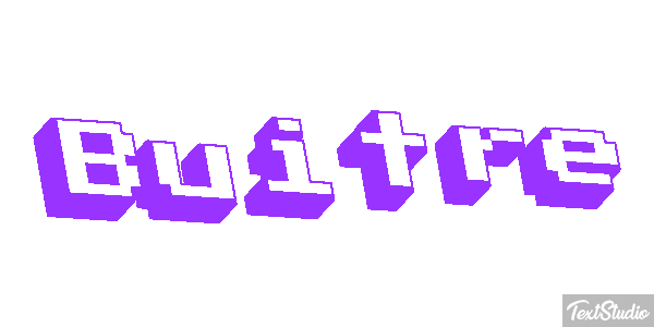 Buitre Effet de texte