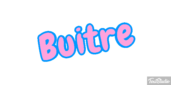 Buitre Effet de texte