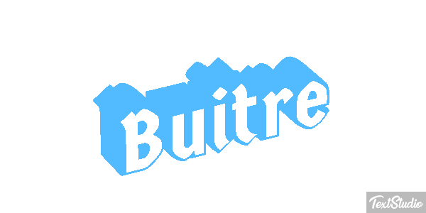 Buitre Effet de texte