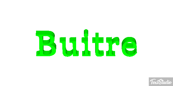 Buitre Effet de texte