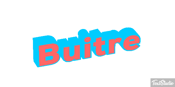 Buitre Effet de texte