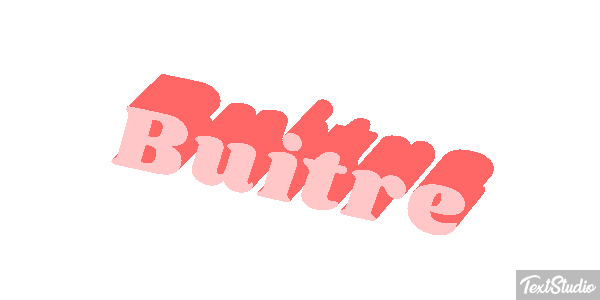 Buitre Effet de texte