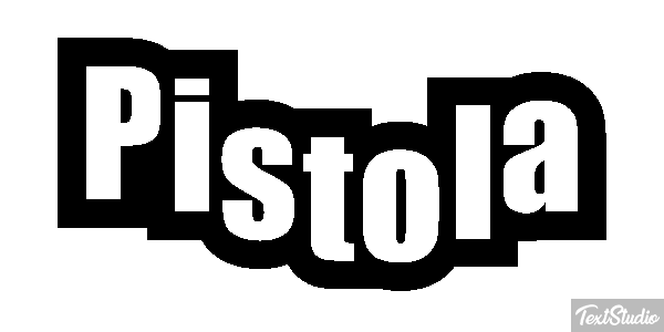 Pistola Efeito do texto