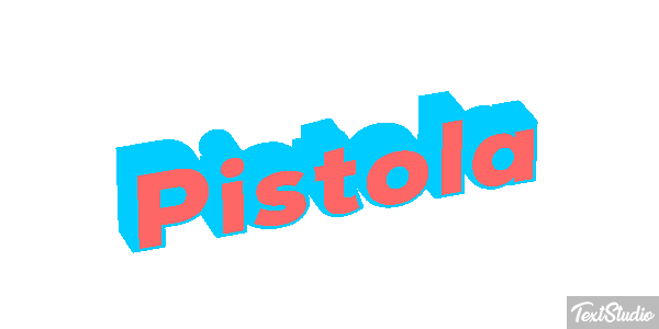 Pistola Efeito do texto