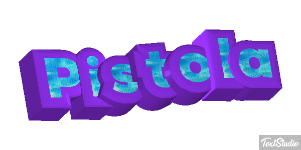 Pistola Efeito do texto