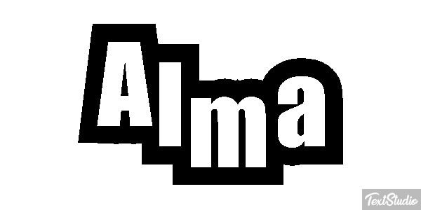 Alma Efecto de texto