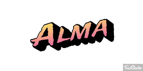 Alma Efecto de texto