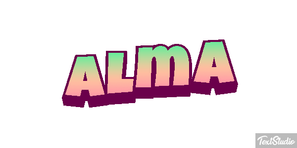 Alma Efecto de texto