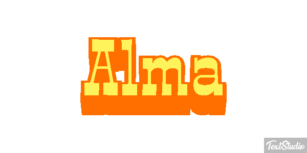 Alma Efecto de texto