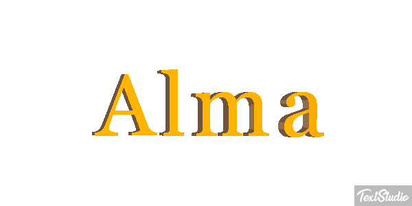 Alma Efecto de texto