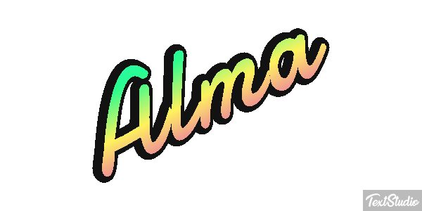 Alma Efecto de texto