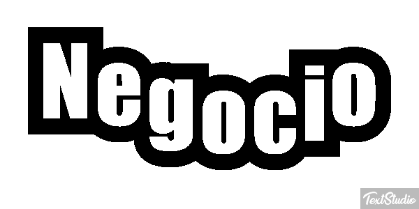 Negócio Efecto de texto