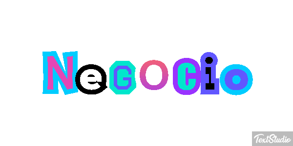 Negócio Efecto de texto