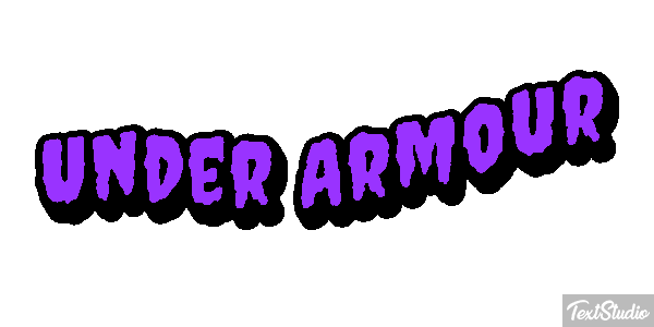Under Armour Текстовый эффект