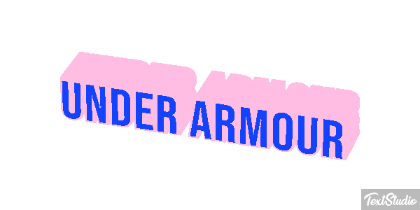 Under Armour Текстовый эффект