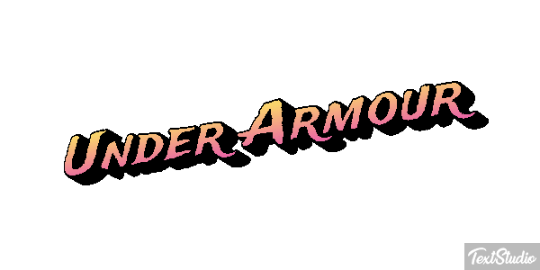 Under Armour Текстовый эффект