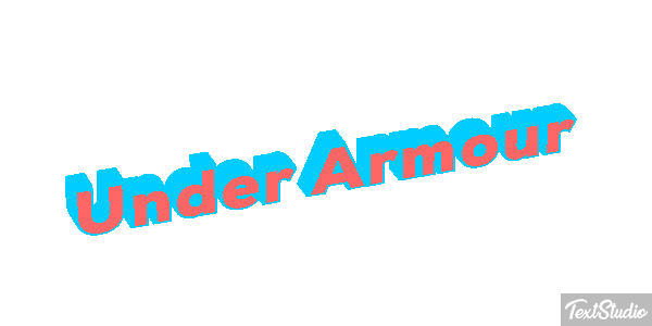 Under Armour Текстовый эффект