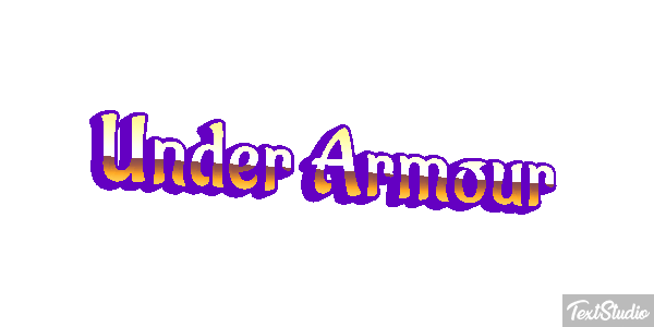 Under Armour Текстовый эффект