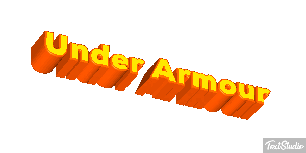 Under Armour Текстовый эффект