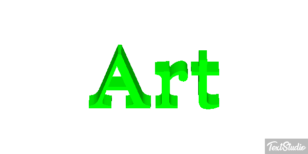 Art Texteffekt