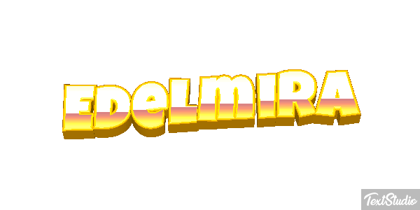 Edelmira Efecto de texto