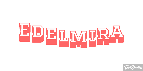 Edelmira Efecto de texto