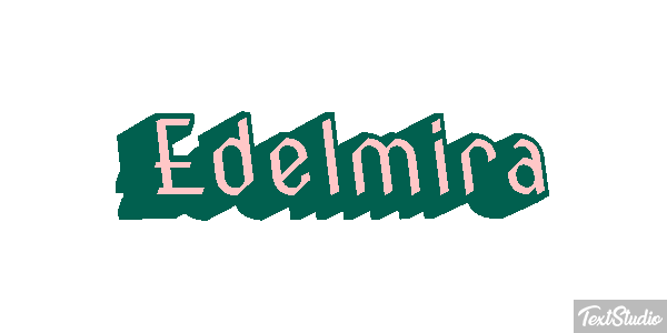 Edelmira Efecto de texto