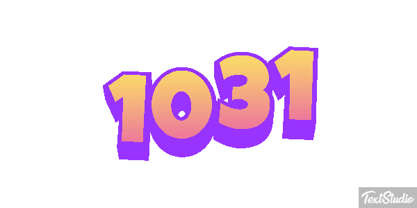 1031 Text effect