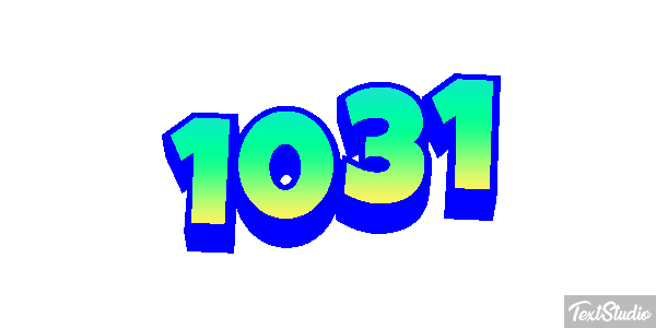 1031 Text effect