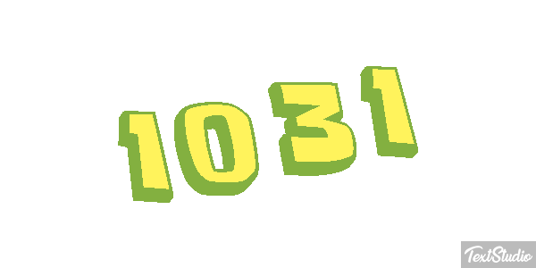 1031 Text effect